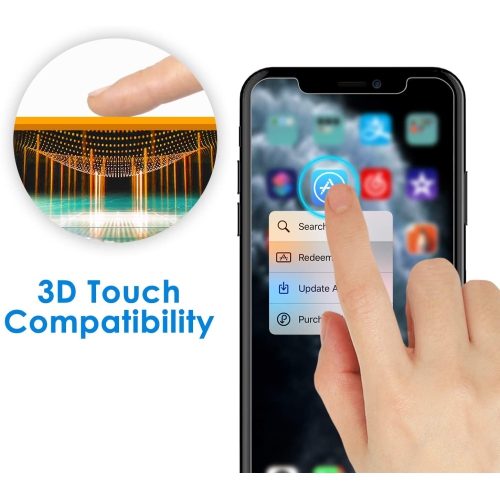 Protection d’écran en verre trempé Ultra pour iPhone 11 Pro, iPhone XS et iPhone X - Paquet de 2