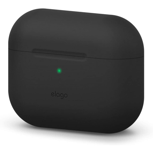 elago AirPods Pro Case Cover Designed for Apple AirPods Pro Case, Full Protective Silicone Case (Black)