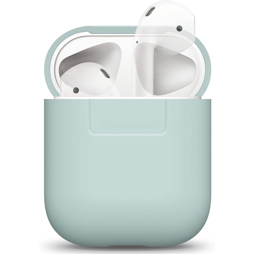 elago Silicone Case Designed for Apple AirPods Case 1 and 2 [Baby Mint]