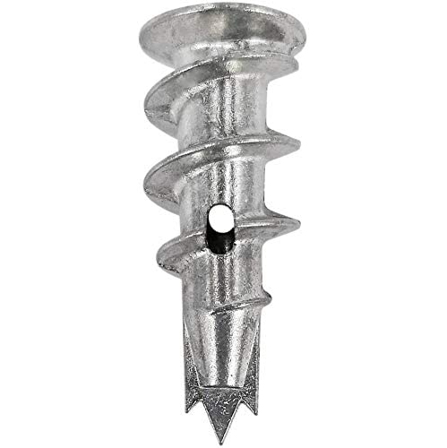 Stanz 120pcs Zinc Self Drilling Drywall Anchors with Tapping Screws Hollow Wall Anchor Screw Kit