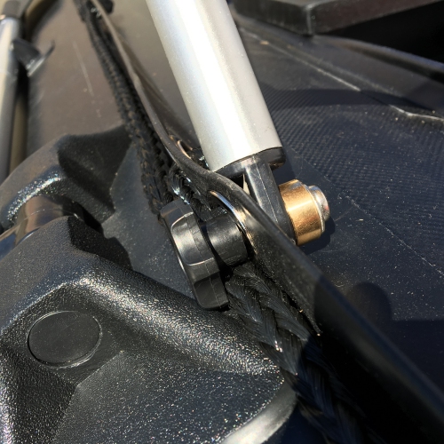 Tente de bateau pour abri d'été ALEKO® BSTENT380WE pare-soleil pour bateaux gonflables, couleur blé