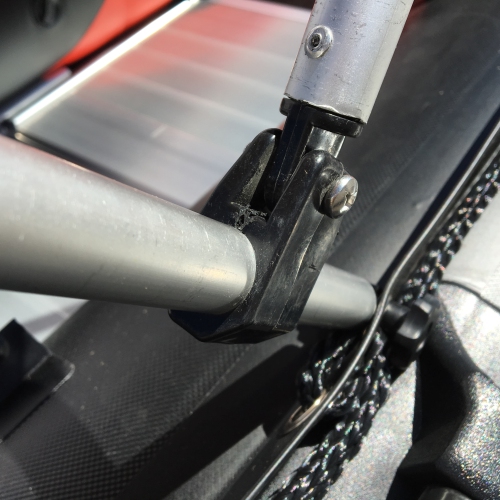 Tente de bateau pour abri d'été ALEKO® BSTENT380WE pare-soleil pour bateaux gonflables, couleur blé