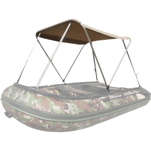 Tente de bateau pour abri d'été ALEKO® BSTENT380WE pare-soleil pour bateaux gonflables, couleur blé