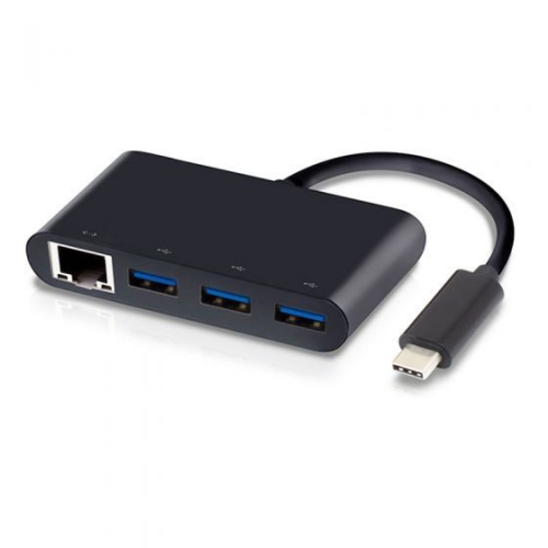 Hyfai USB C Hub USB 3.1 Type-C to 3 Port USB 3.0 Splitter with Gigabit Ethernet RJ45 Networking Adapter Converter