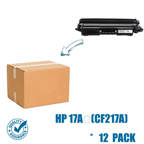 PRINTER PRO  Compatible Replacement for 12 Packs Deal HP 17A (Cf217A) Toner Cartridge for HP Printer Mfp M130Fn M130A M130Fw M130Nw M102A M102W