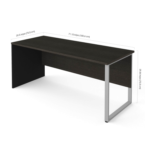 Pro-Concept Plus Table Desk with Rectangular Metal Leg - Available in 2 Colours