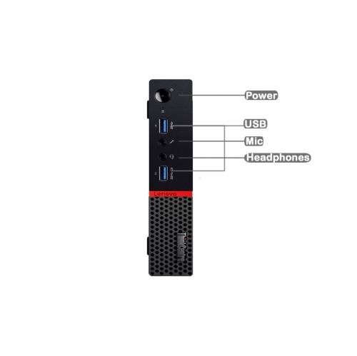 Refurbished - LENOVO M700 TINY Intel Core i5-6400T 2.20 GHz, 8GB, 120GB SSD, Win 10 Pro