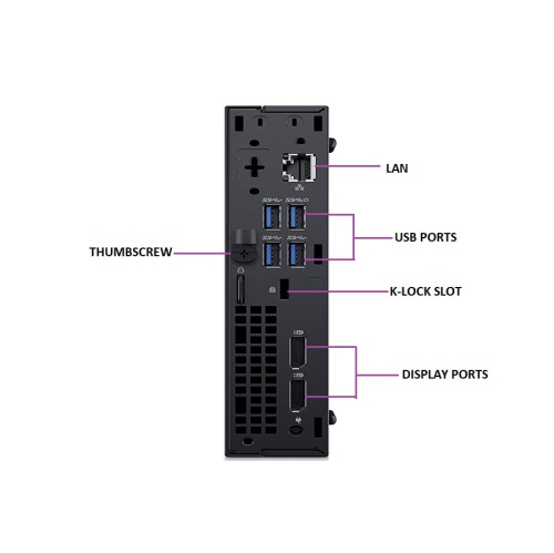 Refurbished - DELL 5060 MICRO Intel Core i5-8500T 2.10 GHz, 16GB, 512GB SSD, Win 10 Pro