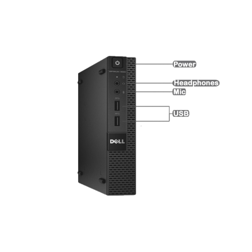 Refurbished - DELL 9020 MICRO Intel Core i3-4160T 3.10 GHz, 4GB, 1TB HDD, Win 10 Pro