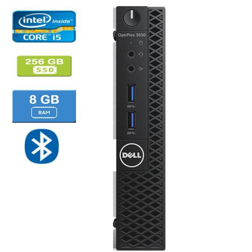 DELL  Refurbished (Good) - 3050 Micro Intel Core I5-6500T 2.50 Ghz, 8GB, 256GB SSD, Win 10 Pro