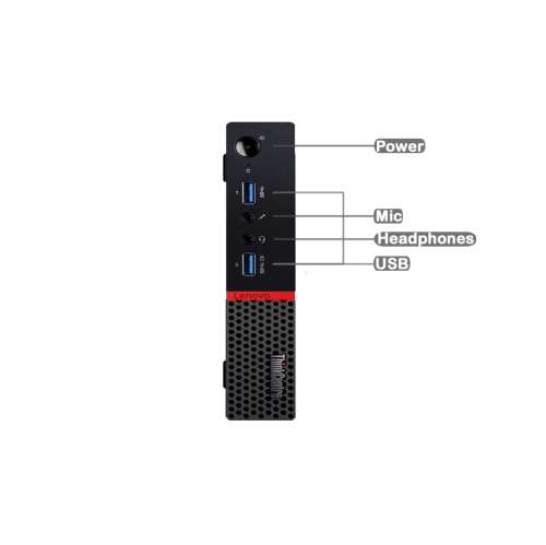 Refurbished - LENOVO M900 TINY Intel Core i7-6700T 2.80 GHz, 16GB, 480GB SSD, Win 10 Pro