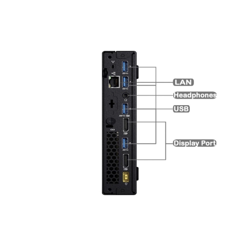Refurbished - LENOVO M910 TINY Intel Core i5-6500T 2.50 GHz, 8GB, 256GB SSD, Win 10 Pro