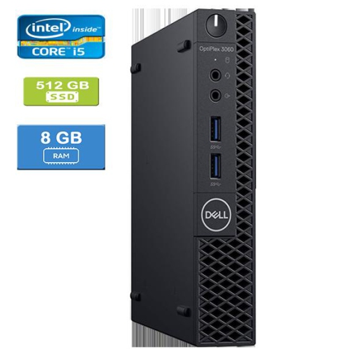 Dell 3060 i5-8400T 1.7 8GB SSD256G+500GB-