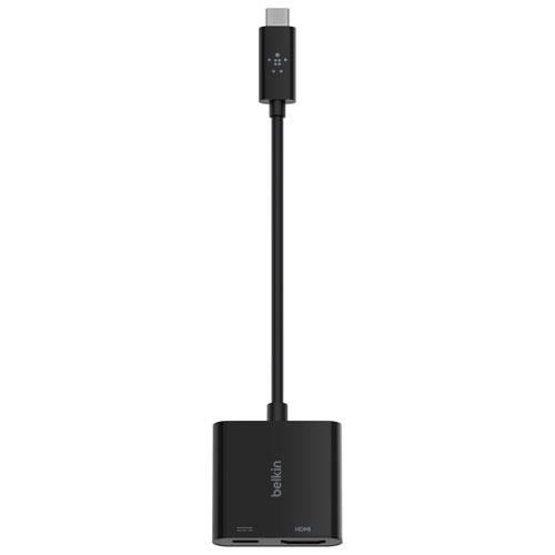 Adaptateur de chargement 2-en-1 à port USB-C à HDMI de Belkin