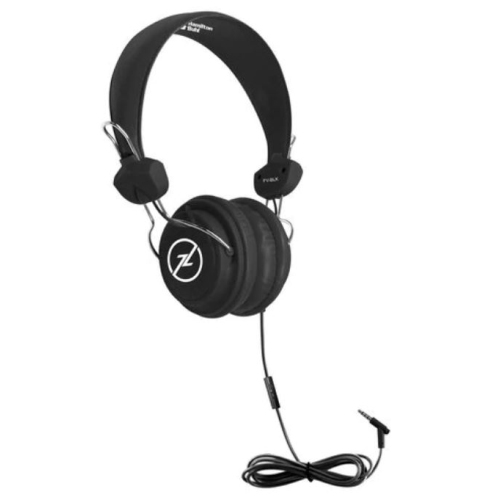 HamiltonBuhl Headset On Ear Favoritz withMic Dura-Cord Black 3.5mm