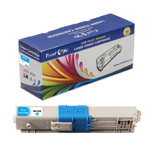 C330 Compatible Set + BK ; 5 Toner Cartridges 44469801 / 44469703 / 44469702 / 44469701 for Okidata C310 C330 C330dn C510 C530 C530dn MC361 MC362w