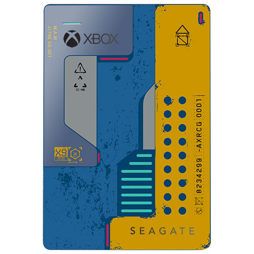 Disque dur externe portatif Cyberpunk 2077 de 2 To de Seagate pour Xbox One
