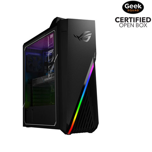 Asus Strix Gaming Pc Black Amd Ryzen 5 3600x 1tb Hdd 512gb Ssd 16gb Ram Rtx 60 Super Open Box Best Buy Canada