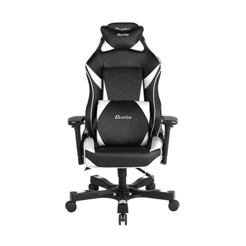 Clutch Chairz Shift Series Bravo Black/White Mid-Sized Gaming Chair