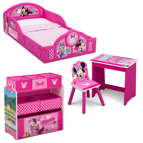 Disney Minnie Mouse 4-Piece Room-in-a-Box - Only at Best Buy