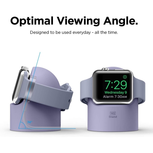 elago W2 Stand Designed for Apple Watch Stand Compatible with All Apple Watch Series and Night Stand Mode