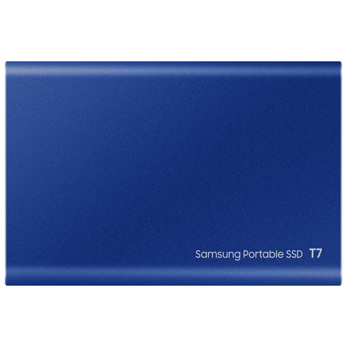 Disque SSD externe USB 3.2 de 2 To T7 de Samsung - Bleu