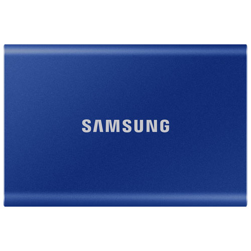 Samsung T7 1TB USB 3.2 External Solid State Drive - Blue