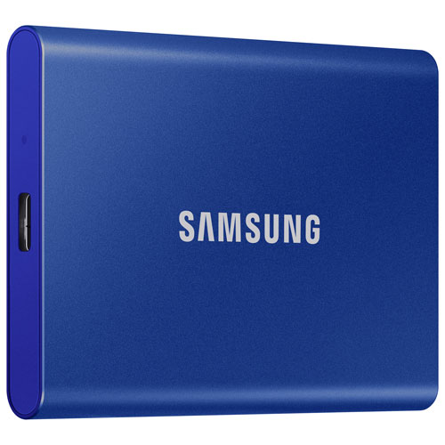 Samsung T7 1TB USB 3.2 External Solid State Drive - Blue