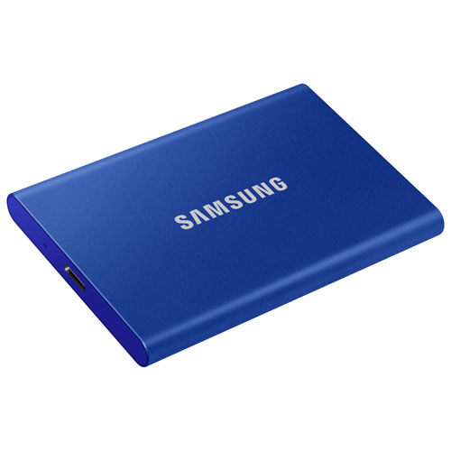 Samsung T7 1TB USB 3.2 External Solid State Drive - Blue