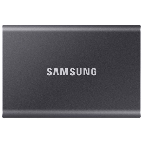 Disque SSD externe USB 3.2 T7 de 500 Go de Samsung - Gris - An