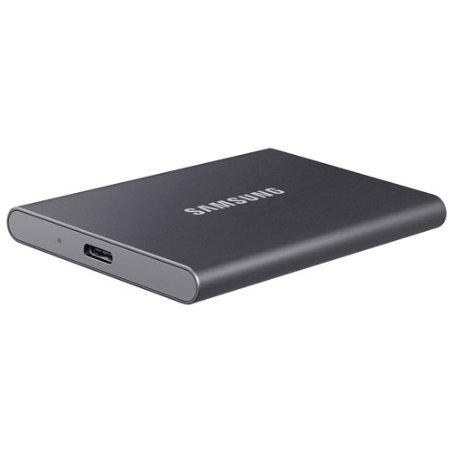 Samsung T7 2TB USB 3.2 External Solid State Drive (MU-PC2T0T/AM) - Grey -  English