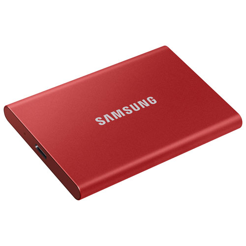 Disque SSD externe USB 3.2 de 1 To T7 de Samsung - Rouge