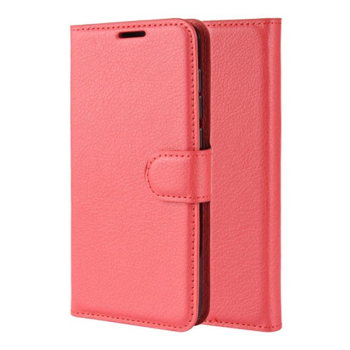 PANDACO Red Leather Wallet Case for Samsung Galaxy A51