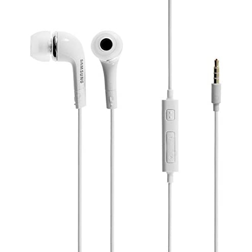 Samsung galaxy OEM 3.5mm Stereo Headset Headphone for Samsung Galaxy S5, S4, S3, Note - Non-Retail Packaging - White