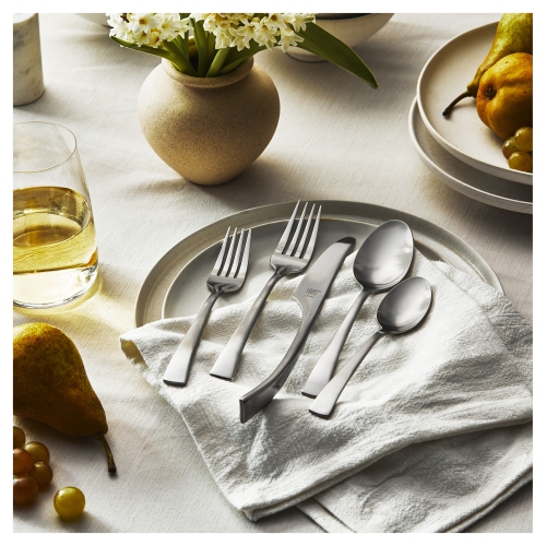 ZWILLING Bellasera 45 Piece Flatware Set Matted Satin Finished