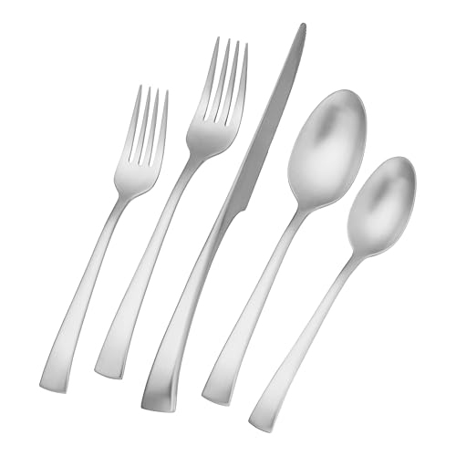 ZWILLING Bellasera 45 Piece Flatware Set Matted Satin Finished