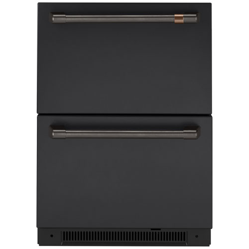 Café 2-Piece Refrigerator Handle Kit - Brushed Black