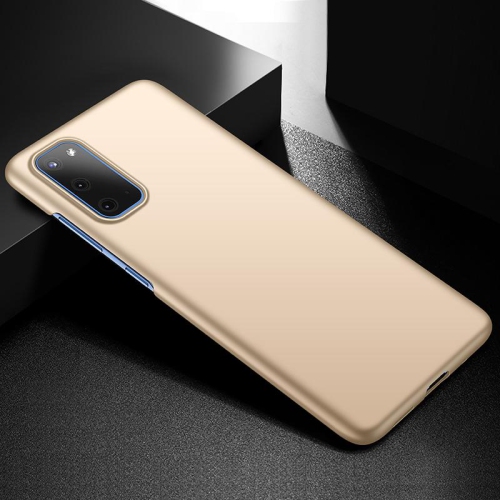 Étui rigide doré de PANDACO pour Galaxy S20+ de Samsung