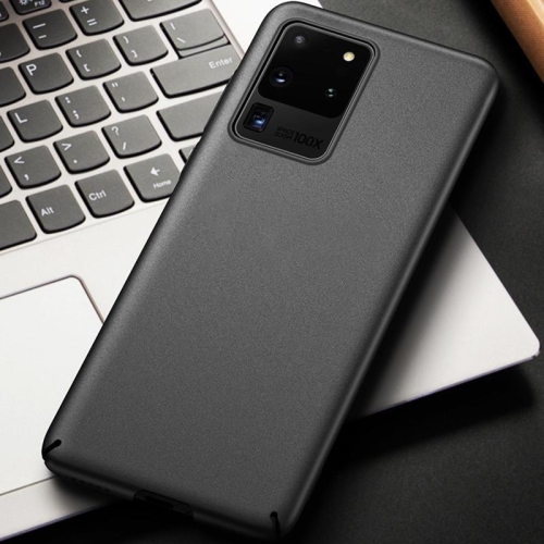 PANDACO Hard Shell Matte Black Case for Samsung Galaxy S20 Ultra