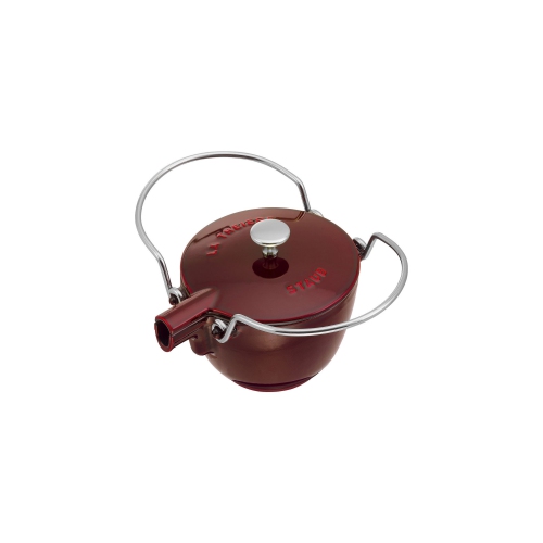 Staub, en fonte 1-qt ronde bouilloire à thé - Grenadine