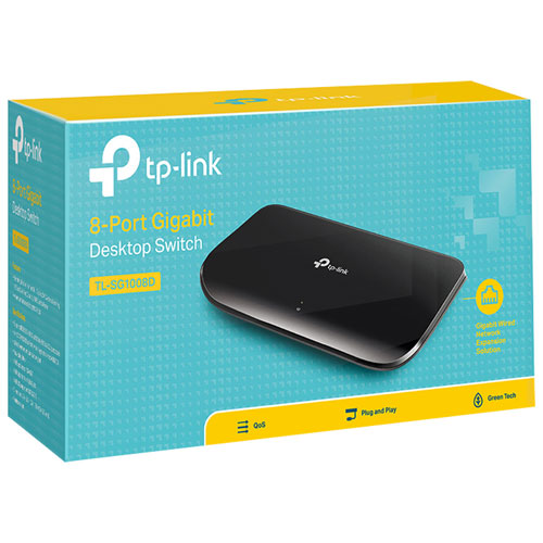 TP-Link 8-Port Gigabit Desktop Switch (TL-SG1008D)