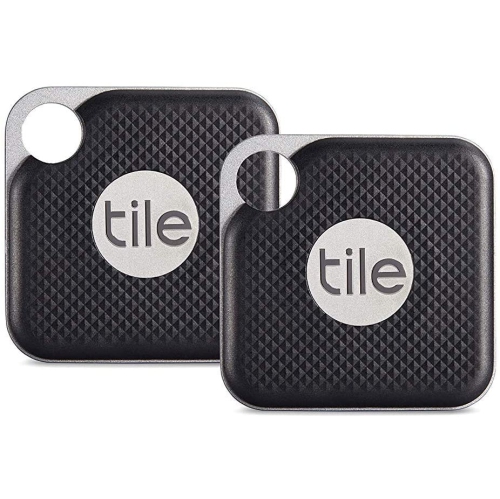 Tile Pro Bluetooth Item Tracker - 2 Pack - Black