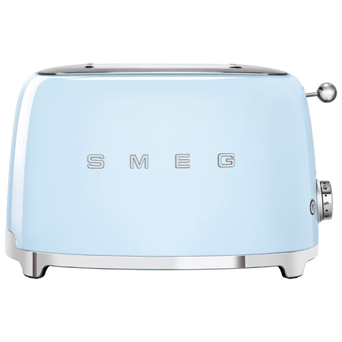 Smeg 50's Style Retro Toaster - 2-Slice - Pastel Blue