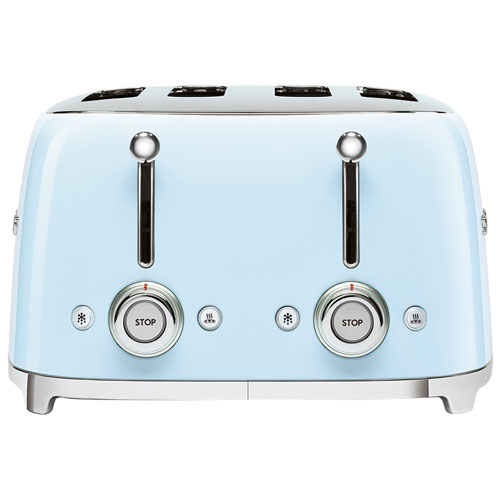 Smeg 50 s Style Retro Toaster 4 Slice Pastel Blue Best Buy Canada