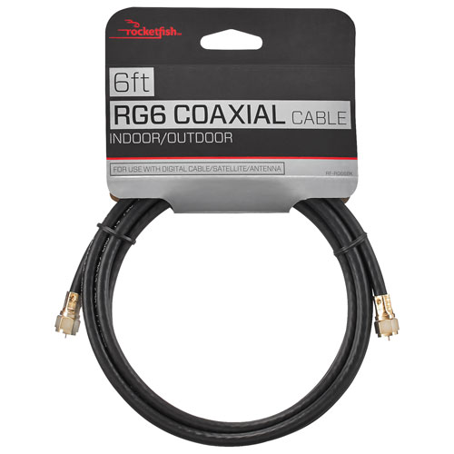Rocketfish 1.83m RG6 Coaxial Cable - Only at Best Buy