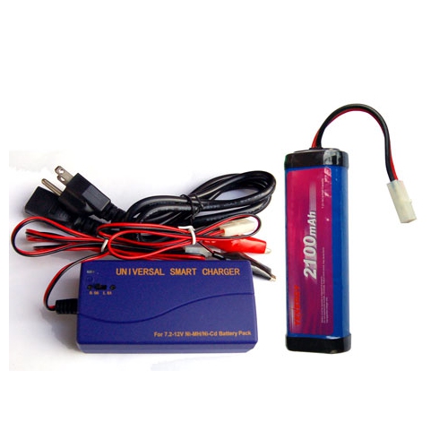 7.2 Volt NiCd Battery Pack + Universal Smart Charger