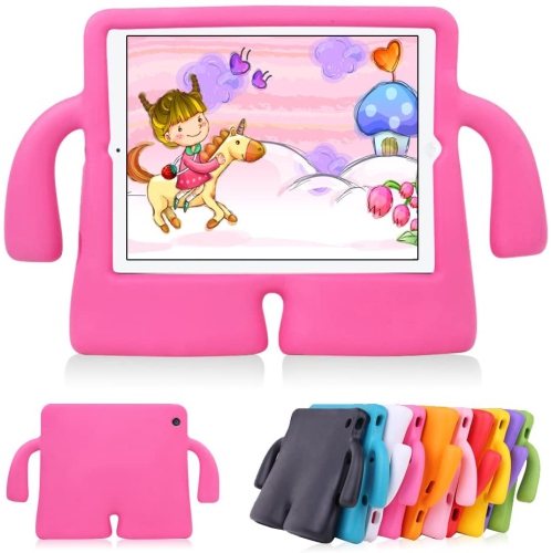 CC  Topsave 3D Cute Cartoon Protection Shock Proof Drop-Proof Kids Case Cover for Ipad Air1/air2/pro9.7/new2017), Hot In Pink