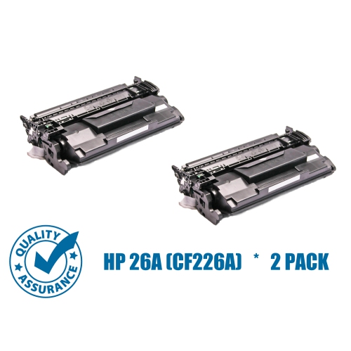 Printer Pro™ Compatible Replacement for 2 Pack HP 26A Black Toner Cartridge for HP Printer M402 MFP M426