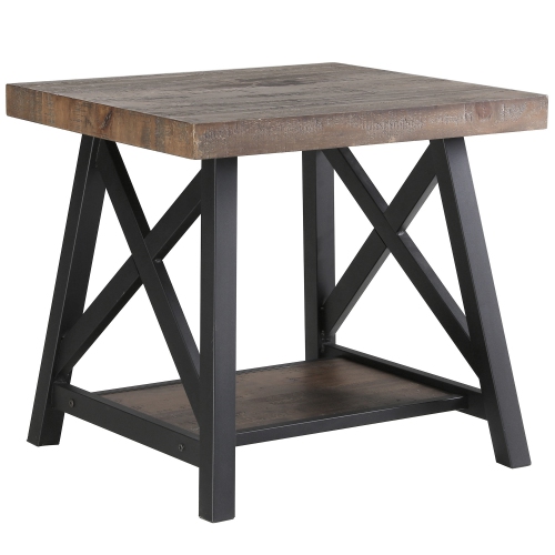 VIVA LIFESTYLE INC.  Furiture Accent Table - Rustic Oak