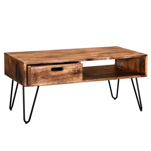 VIVA LIFESTYLE INC.  Furiture Coffee Table - Natural Burnt